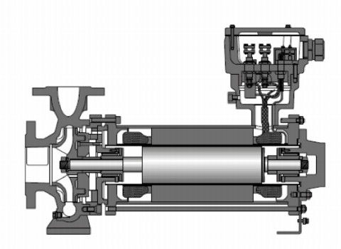 Tipo de rotor conservado 1000m3 H de la sola etapa de la bomba